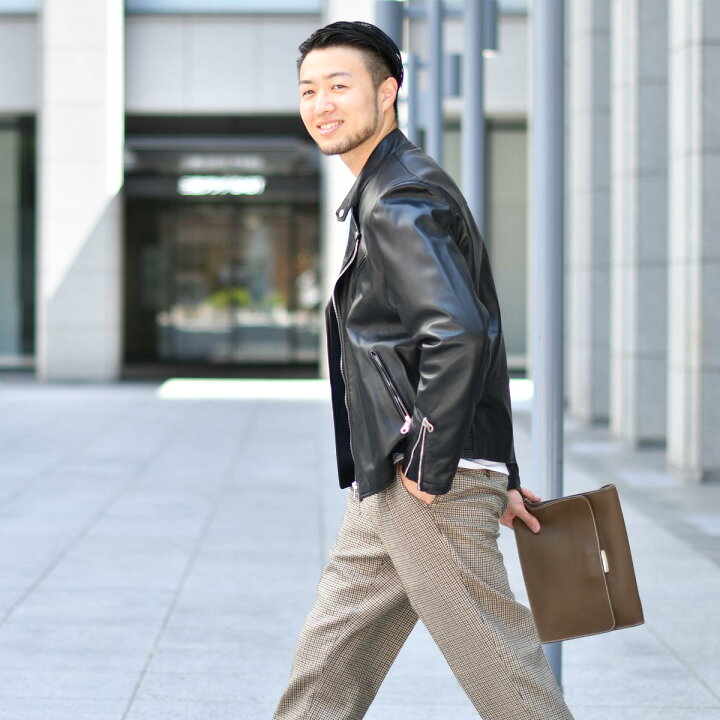 楽天市場】CINQUANTA【チンクアンタ】スタンドカラーダブルライダース  