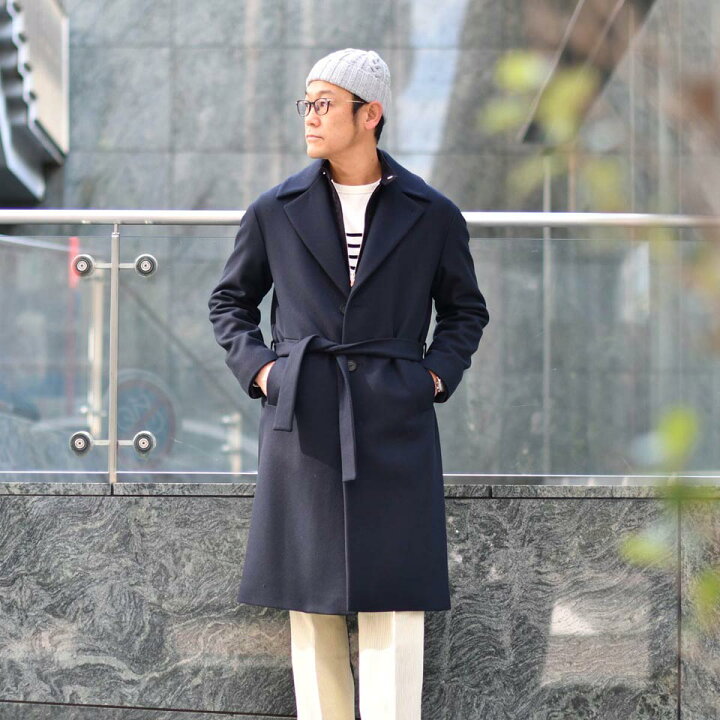 HEVO イーヴォ ベルテッドチェスター 48 NAVY 