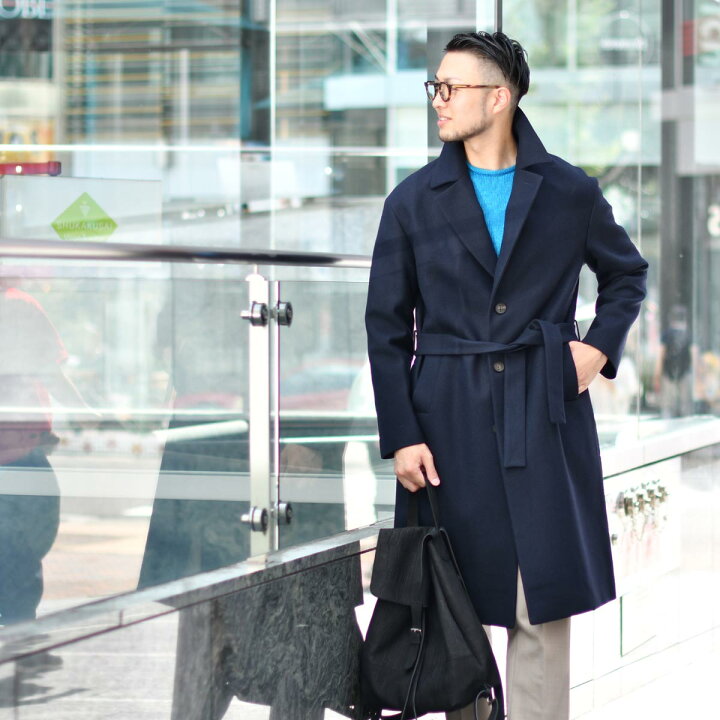 楽天市場】【FINAL SALE】HEVO【イーヴォ】シングルベルテッドコート  