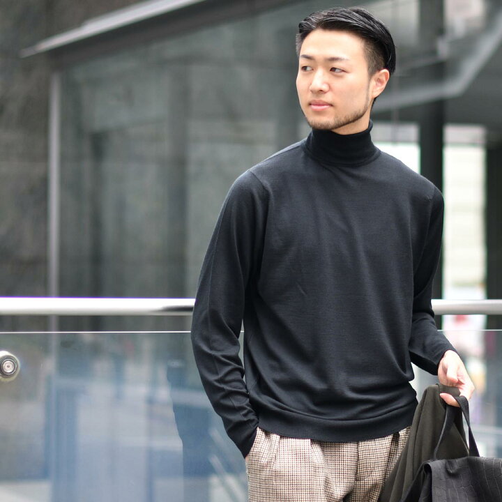 楽天市場】JOHN SMEDLEY【ジョンスメドレー】タートルネックニット 30G 