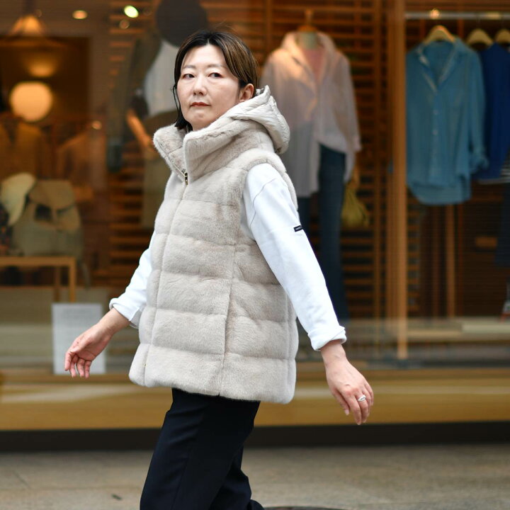 楽天市場】HERNO【ヘルノ】 エコファーダウンベスト PI001937D 12630  