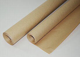 クラフト紙 ロール 50g 90cm幅×30M巻き（1本入り） クラフト包装紙 両更 未晒クラフト紙 包装紙 ラッピング 梱包 養生