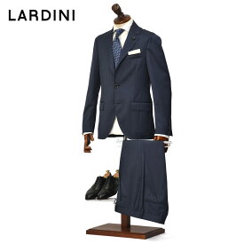 【FINAL SALE】【size46】LARDINI【ラルディーニ】シングルスーツ 6107AQ AAIF65432 840 ADVANCE ヴァージンウール ネイビー