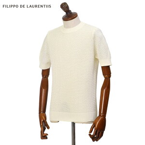 �y�ő�5,000�~�I�t�N�[�|���zFILIPPO DE LAURENTIIS�y�t�B���b�| �f ���[�����e�B�X�z���[�Q�[�W�����N���[�l�b�N�j�b�g GC3MC05 CM7B 021 �R�b�g�� 7G �I�t�z���C�g