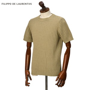 �y�ő�5,000�~�I�t�N�[�|���zFILIPPO DE LAURENTIIS�y�t�B���b�| �f ���[�����e�B�X�z���[�Q�[�W�������҂݃N���[�l�b�N�j�b�g GC3MC04 CM7B 61 �R�b�g�� 7G �J�[�L�x�[�W��