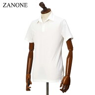 【FINAL SALE】ZANONE【ザノーネ】ポロシャツ 815159 ZG380 Z0001 アイスコットン ホワイト