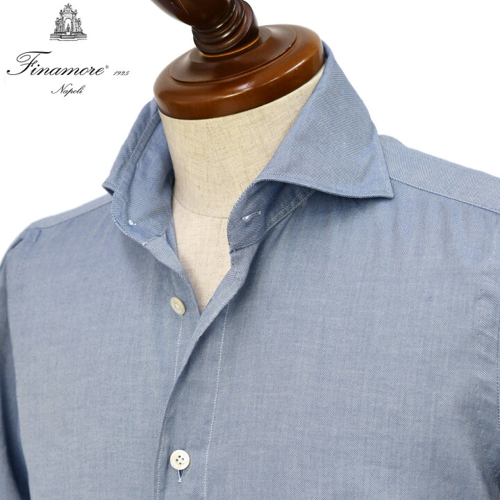 楽天市場】Finamore【フィナモレ】シャツ PIERO BALI A4000 8 コットン 