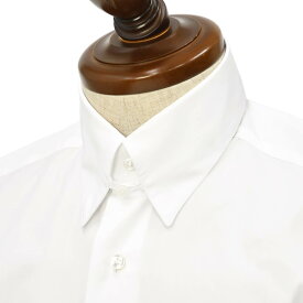 BARBA【バルバ】タブカラーシャツ TAB PZ1800U コットン ブロード ホワイト