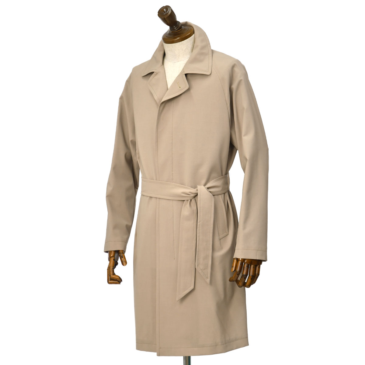 ファッションやトレンド情報 タリアトーレ 48 未使用 ステンカラー コート ベルテッド ラグランスリーブ チェスターコート
