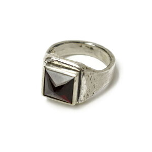 Henson�y�w���\���z �����O SMALL SQUARE RING SILVER�i�V���o�[×���b�h�j