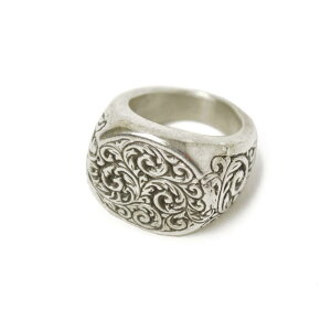 �y�ő�5,000�~�I�t�N�[�|���zHenson�y�w���\���z �����O ENGRAVED ROUND SIGNET RING SILVER �i�V���o�[�j