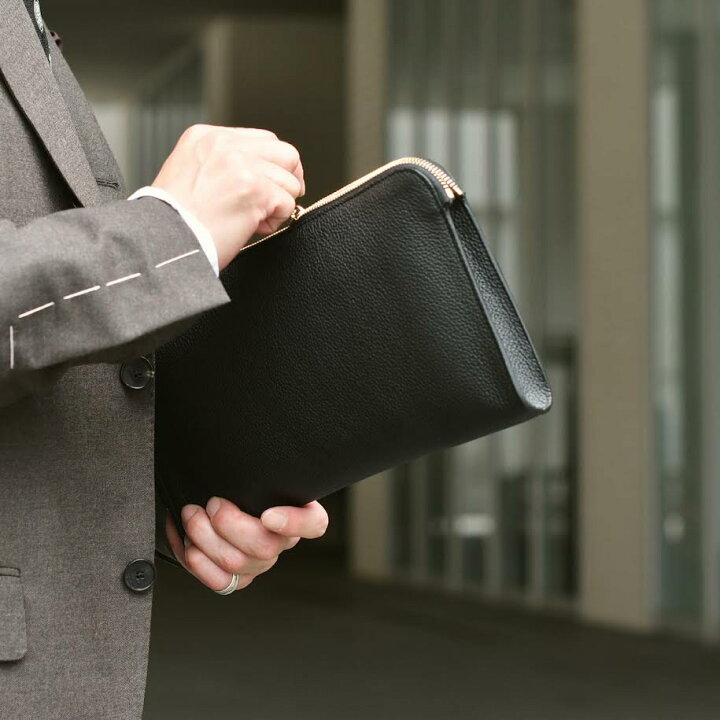 楽天市場】CISEI【チセイ/シセイ】934B LD NERO シボ革 クラッチバッグ  