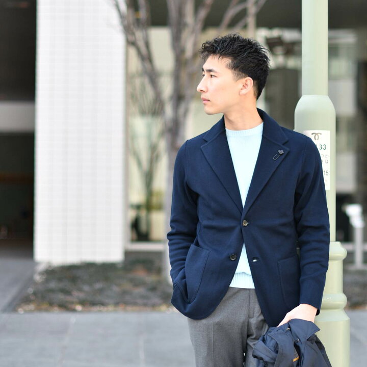 楽天市場】LARDINI【ラルディーニ】ニットジャケット LJM56 ES64000 