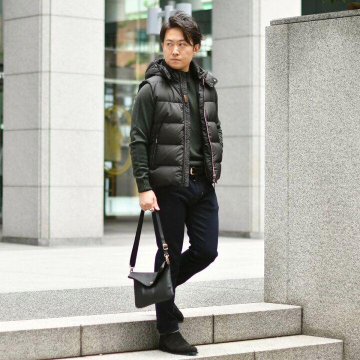 楽天市場】【size46】MOORER【ムーレー】フード付ダウンベスト FIRE WK 