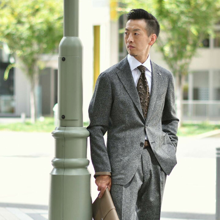 TAGLIATORE タリアトーレ グレー スーツ はぜ サイズ50 XL