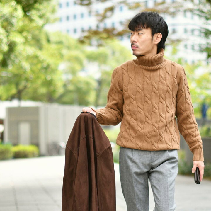 楽天市場】【FINAL SALE】BAFY【バフィー】ケーブルタートルネック 