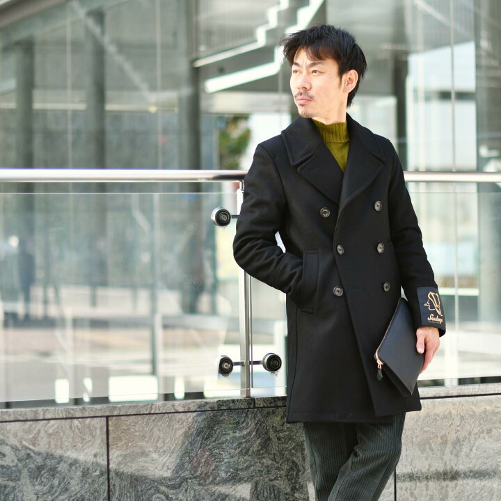 楽天市場】【size44,48】SEALUP【シーラップ】ロングピーコート GENOVA 