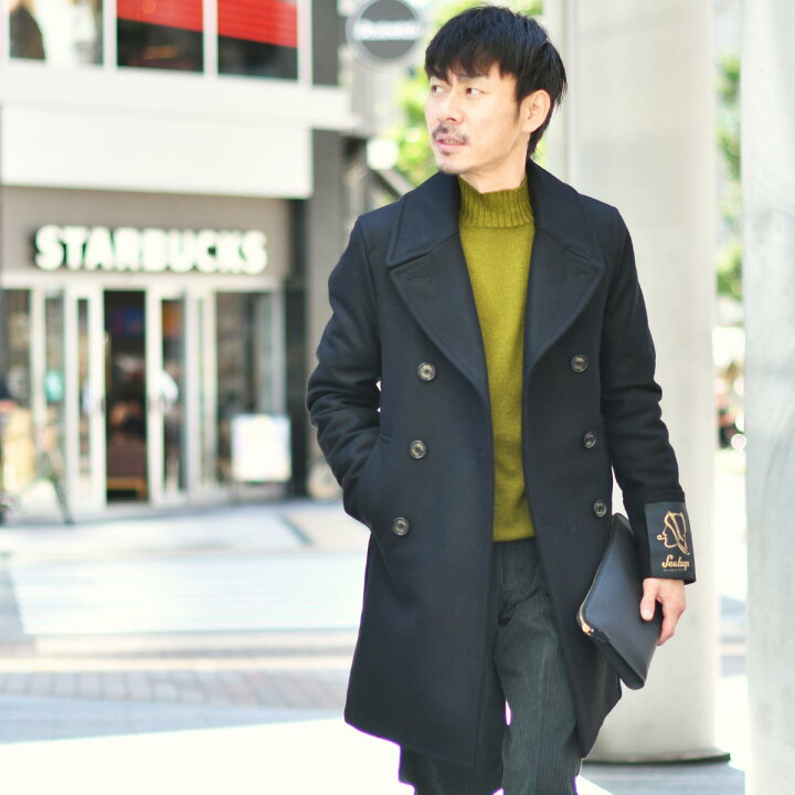 楽天市場】【size44,48】SEALUP【シーラップ】ロングピーコート GENOVA 