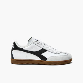 【MEN/WOMEN】 Diadora (ディアドラ) TRAINER ホワイト ブラック ユニセックス スニーカー SPORTS コレクション