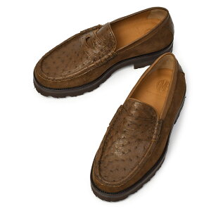 ANTONIO PIO MELEyAgjIsI[zCAPRI RrRC[t@[ STRUZZO SUEDE I[Xgb` XG[h MARRONE ~fBAuE