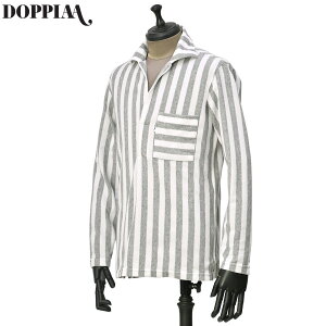 �yFINAL SALE�z�ysizeS,L�zDOPPIAA�y�h�b�s�A�A�[�z�X�L�b�p�[�|���V���c AALICE V4406 0107 BIANCO E GRIGIO CHIARO �p�C���n �|���G�X�e�� �R�b�g�� �X�g���C�v �O���[