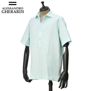 �yFINAL SALE�z�ysizeS,M�zALESSANDRO GHERARDI�y�A���b�T���h���E�Q�����f�B�z�����v���I�[�o�[ POLOT4MC 7228 720 �V�A�T�b�J�[ �X�g���C�v �R�b�g�� �O���[��