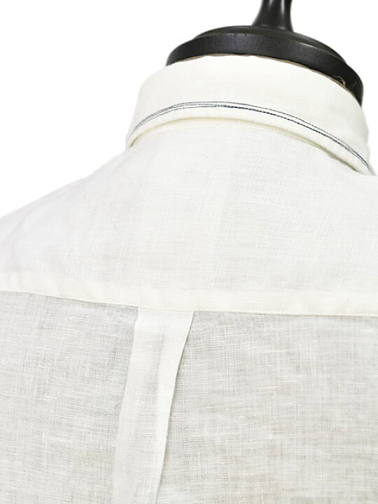 半袖シャツ osvaldo trucchi camicie FINAL SALE 返品交換不可 OSVALDO TRUCCHI オズバルド トルッキ 半袖シャツ GEORGE H6001 01 ラインステッチ リネン ホワイト CINQUE un ALTRO - 通販 - Yahoo ショッピング