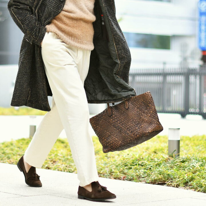 楽天市場】FALORNI【ファロルニ】イントレチャートトートバッグ 1000C  