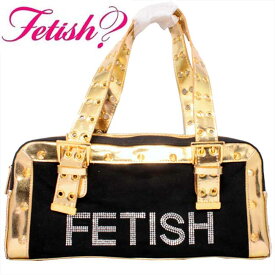 フェティッシュ レディース バッグ スクエア バッグ フェティッシュ クリスタル ブラック/ゴールドFETISH Ladies' bag Square　bag FETISH Crystal Black/Gold