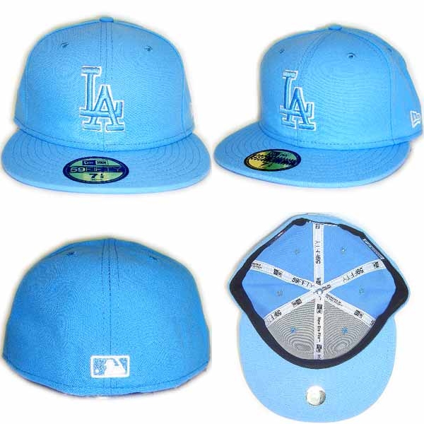 楽天市場】New Era Cap BLUE LOGO L.A Dodgers SkyBlue/SkyBlue/White 