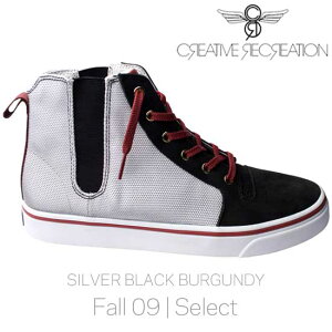 y󂠂z ySALEzNGCeBuNG[V |eB Vo[/ubN/o[KfB[Creative Recreation CR8 CR7639 PONTI Select Silver/Black/Burgundy