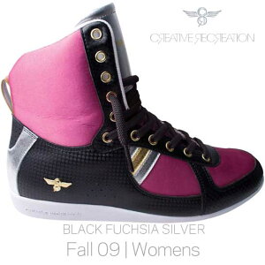 y󂠂z ySALEzNGCeBuNG[V K[ nC EB[Y uN/tNVACreative Recreation CR8 WCR75HI39 GALOW HI WOMENS Black/Fuchsia