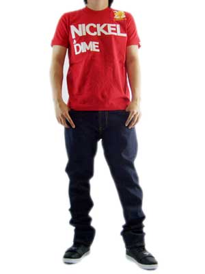 【SALE】ニッケル＆ダイム S/S Tシャツ パリコロ ジャージー M C ロゴ レッドNICKEL&DIME S/S T-Shrit  PARICOLLO JERSEY MC LOGO Red | ネット通販　C.I.O.楽天市場店