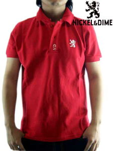 �ySALE�z�j�b�P�����_�C�� S/S �|���V���c �s�P M C �W���[�W�[ ���b�hNICKEL&DIME S/S Polo Shirt PIQUET M C Red