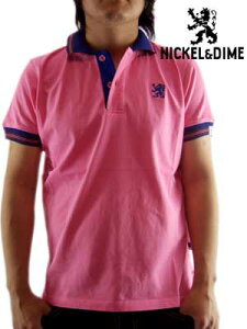 �ySALE�z�j�b�P�����_�C�� S/S �|���V���c �|�� M C �W���[�W�[ �s���NNICKEL&DIME S/S Polo Shirt POLO M L JERSEY Pink