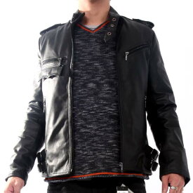 ヴィル ディスポワール レザー ジャケット シングル 11804 Ville D'Espoir Leather jacket Single 11804