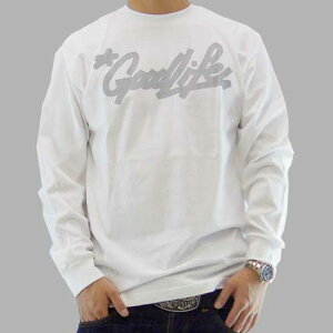 �ySALE�z�O�b�h���C�t �}�[�J�[ L/S T�V���c �z���C�g/�O���[Good Life MARKER L/S TEE White/Gray