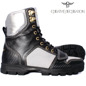 y󂠂z ySALEzNGCeBuNG[V fBI u[c ubN/Vo[Creative Recreation CR8 BCR449 DIO Boots Black/Silver