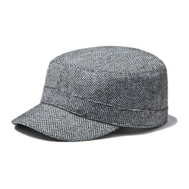 イーケーバイニューエラ ワークキャップ ブリゲード ウールヘリンボーン グレー EK by New Era Work Cap Brigade Wool Herringbone Gray(Grey)