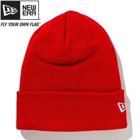 ニューエラ ニット帽 ニットキャップ カフニット コットンブレンド スカーレット スノーホワイト New Era Knit Cap Cuff Knit Cotton Blend Scarlet Snow white