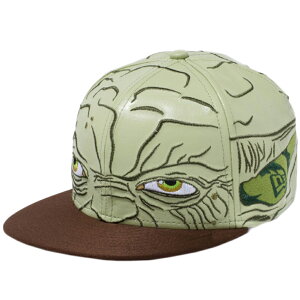 X^[EH[Y×j[G 5950LbY Lbv I[I[o[ [_ O[ STAR WARS×New Era 59FIFTY Kids Cap All Over Yoda