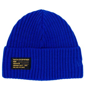 ニューエラ ニット帽 ニットキャップ ミリタリーニット ブラックパッチ ロイヤル ロイヤル New Era Knit Cap Military Knit Black Patch Royal Royal