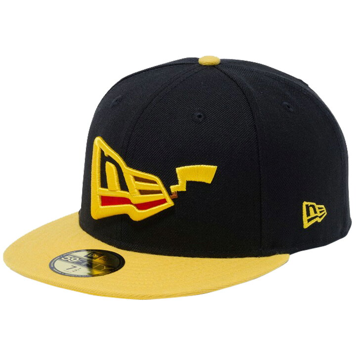 楽天市場 ポケモン ニューエラ 5950キャップ マルチロゴ エヌイー フラッグ ピカチュウ ブラック サイバーイエロー ゴールド チョコレート レッド Pokemon New Era 59fifty Cap Pikachu あす楽対応 近畿 あす楽対応 中国 あす楽対応 四国 あす楽対応 九州