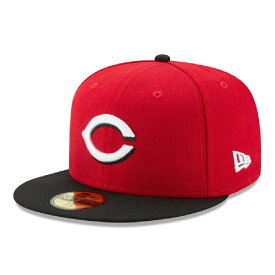 ニューエラ 59FIFTY MLBオンフィールド シンシナティ・レッズ ロード スカーレット ブラック 1個 New Era ACPERF CINRED RD 23J CINCINNATI REDS