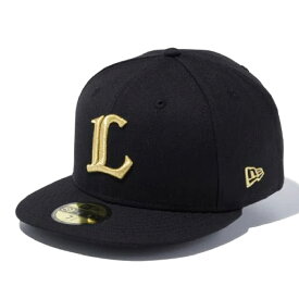 ニューエラ 59FIFTY 埼玉西武ライオンズ ブラック ゴールド 1個 New Era 5950 NPB SEILIO BLK/MTGLD 23J SEIBU LIONS