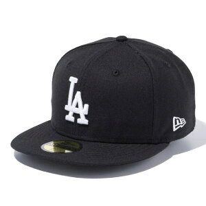 ニューエラ 59FIFTY ロサンゼルス・ドジャース ブラック ホワイト ブラック ホワイト 1個 New Era 5950 LOSDOD BLK SWHI 23J LOS ANGELES DODGERS