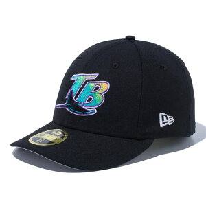 ニューエラ LP 59FIFTY クーパーズタウン タンパベイ・レイズ ブラック チームカラー 1個 New Era LP5950 TAMRAYCO CPTW BLK TEAM 23J TAMPA BAY RAYS