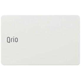 Qrio キュリオカード Q-CD-X 1枚入り ホワイト Qrio Card Q-CD-X 1 Sheet White
