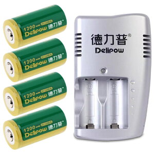fp[ CR123A 3V 1200mAh _S`E[ddr Zbg(800-0116 [ddr4{A800-0117 [d1) O[ 1Zbg Delipow CR123A 3V 1200mAh Rechargeable Battery Set (800-0116 Rechargeable Batteries 4, 800-0117 Cha
