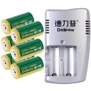fp[ CR123A 3V 1200mAh _S`E[ddr Zbg(800-0116 [ddr6{A800-0117 [d1) O[ 1Zbg Delipow CR123A 3V 1200mAh Rechargeable Battery Set (800-0116 Rechargeable Batteries 6, 800-0117 Cha